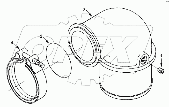 PNEUMATIC TUBE JOINT