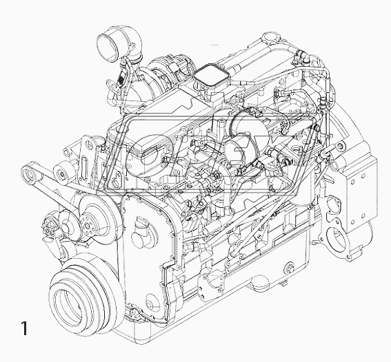 ENGINE ASSY ISLE 340.40