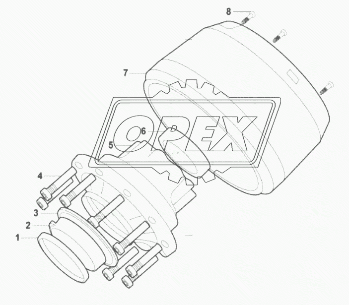 WHEEL HUB BRAKE DRAM ASSY