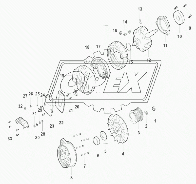 ALTERNATOR FOR AIR CONDITION