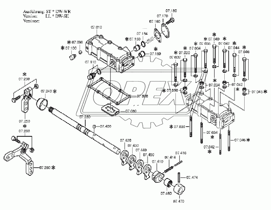 GEAR SHIFT HOUSING