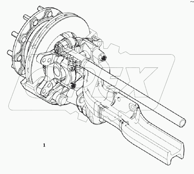 FRONT AXLE ASSY