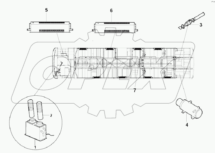 WATER HEATING AND DEFROSTING SYSTEM
