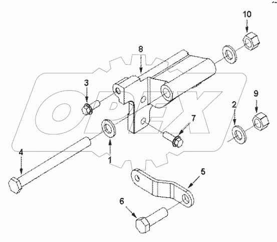 MOUNTING, ALTERNATOR