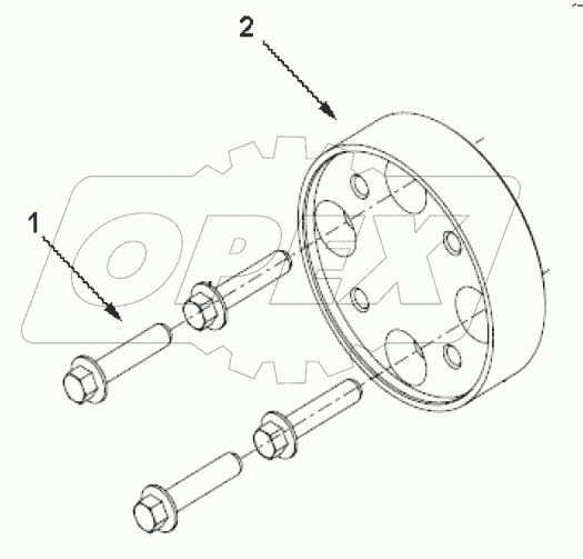 ADAPTER, FRONT DRIVE 10-CM-D011