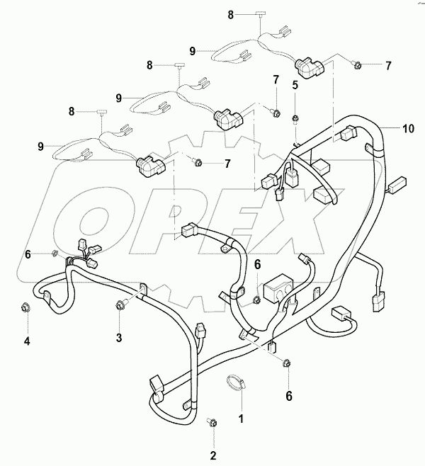 WIRING HARNESS, ELECTRONIC CONTRO MODULE