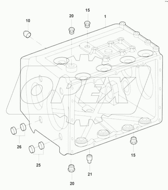 GEAR BOX HOUSING ASSY