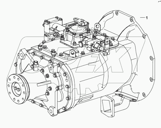  17-FT-A011 Gearbox assembly 217100664