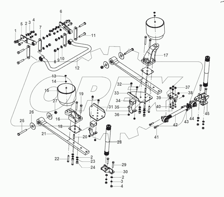  29-KL-0066 Front air suspension
