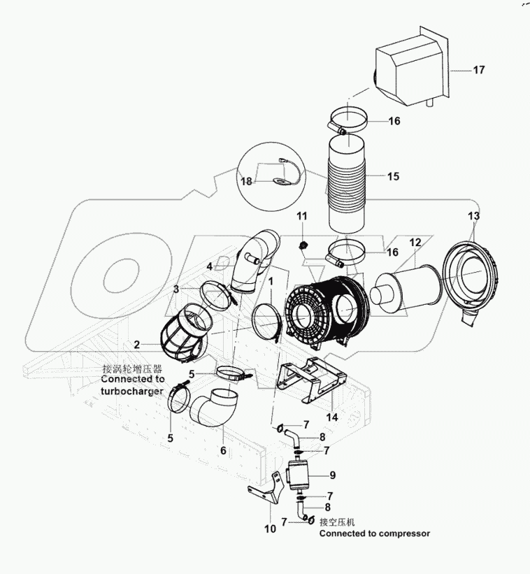  11-1680 Air intake system