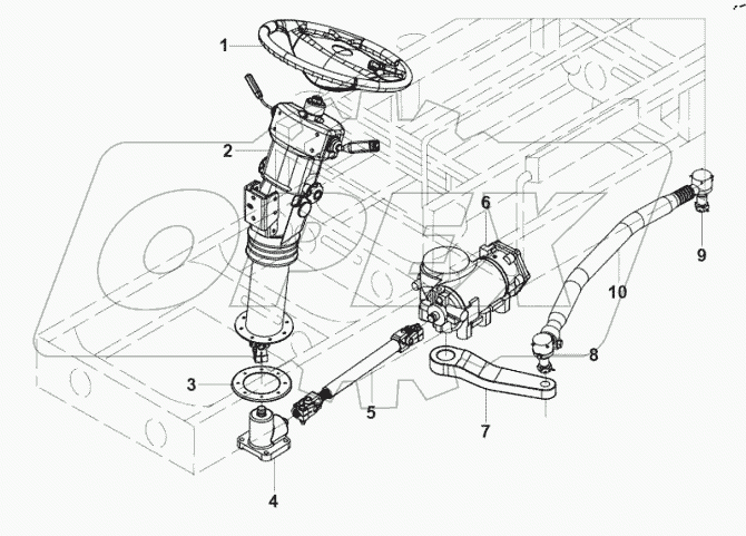  34-0172 Steering system (I)