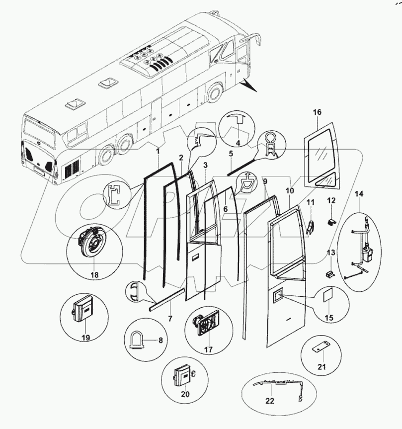  61-1067 Front passenger door