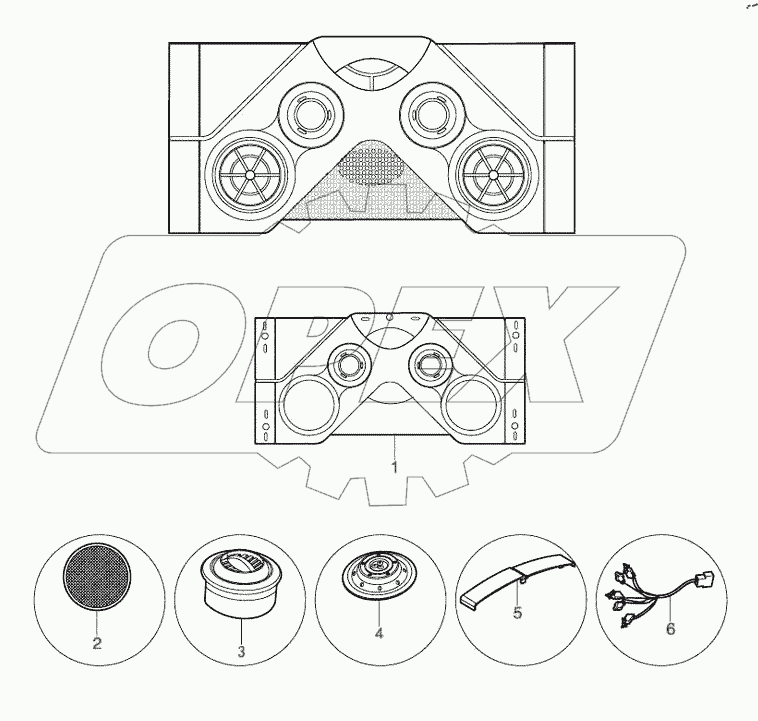  57-0422 Combination reading light