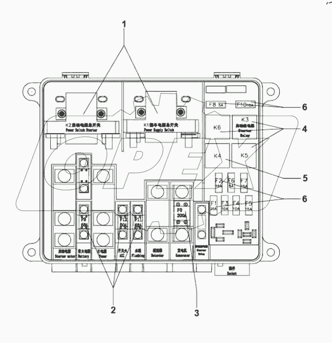  79-1711 Switch control box