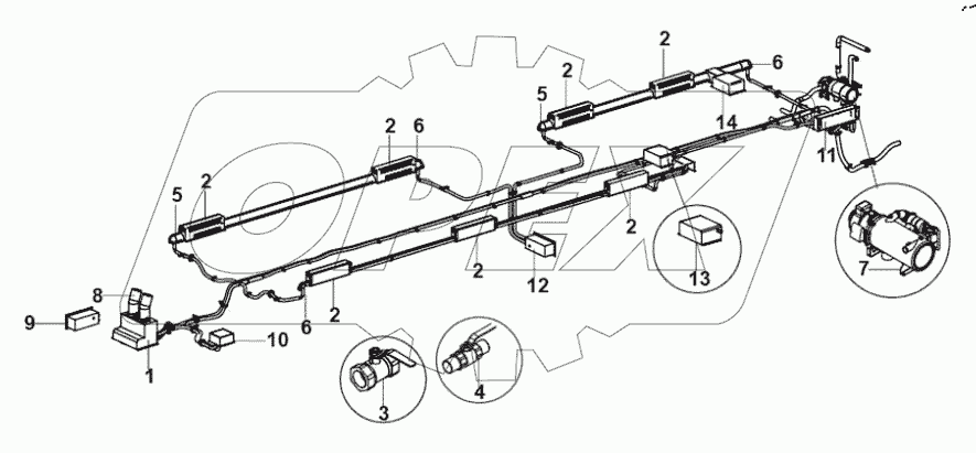  81-0614 Plumbing and defrosting systems