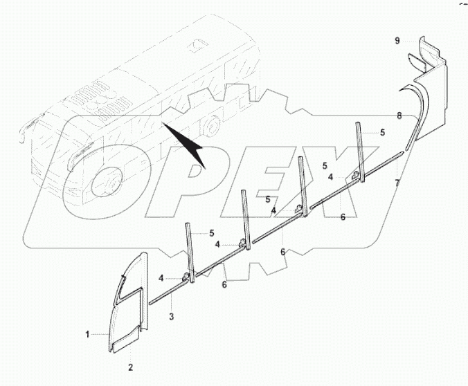 LEFT SIDE CLAD COLUMN