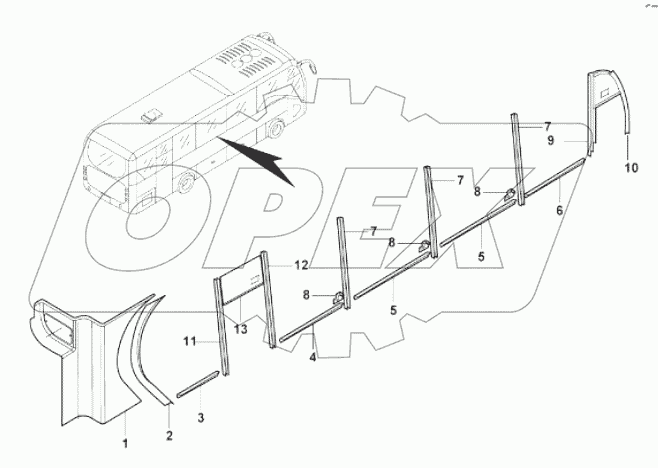 RIGHT SIDE CLAD COLUMN