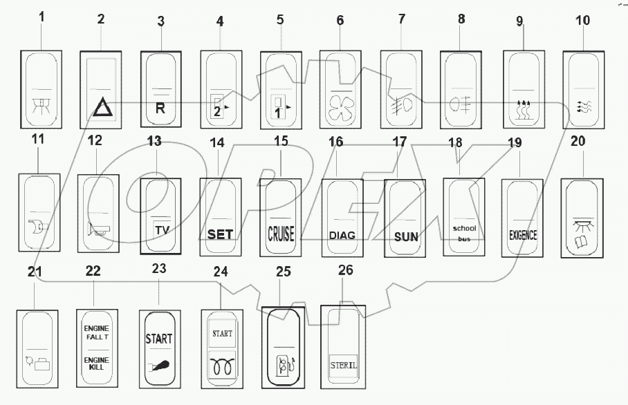 SWITCH AND INDICATOR LIGHT
