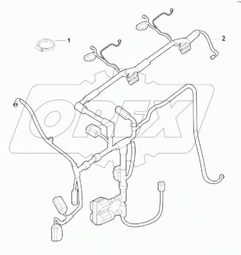 HARNESS, ETR CNT MDL WRG