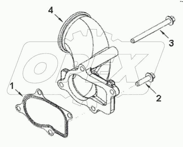 CONNECTION, EXHAUST OUTLE