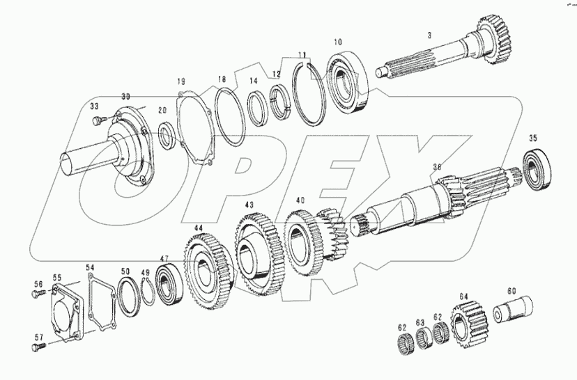INPUT LAYSHFT REVERSE ASSY