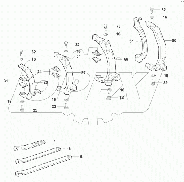SELECTOR MECHANISM ASSY