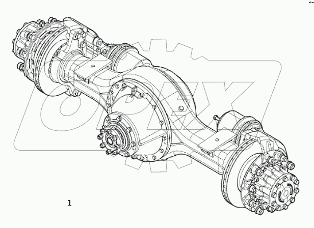 REAR AXLE ASSY