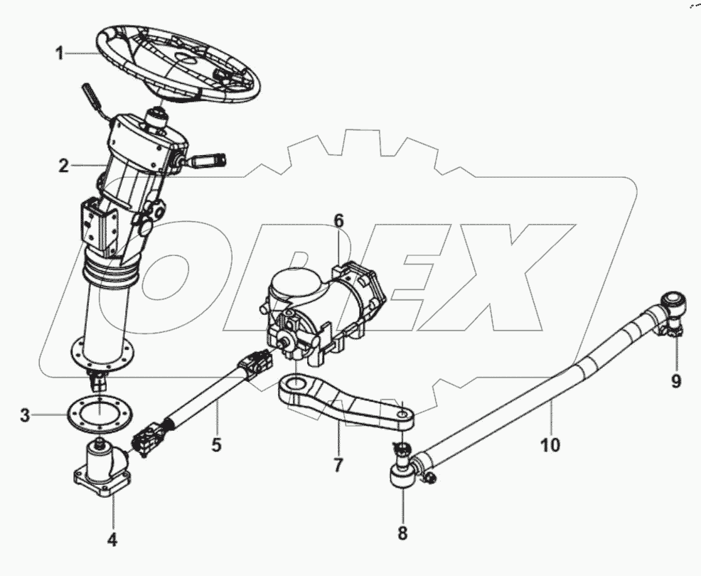  34-0184 Steering system (I)