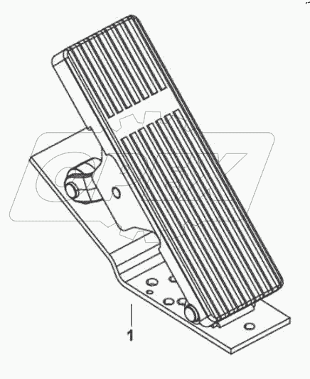  84-0011 Accelerator pedal