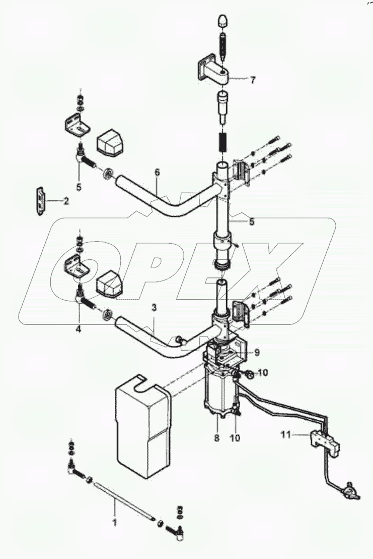  61-0674 Door pump assembly