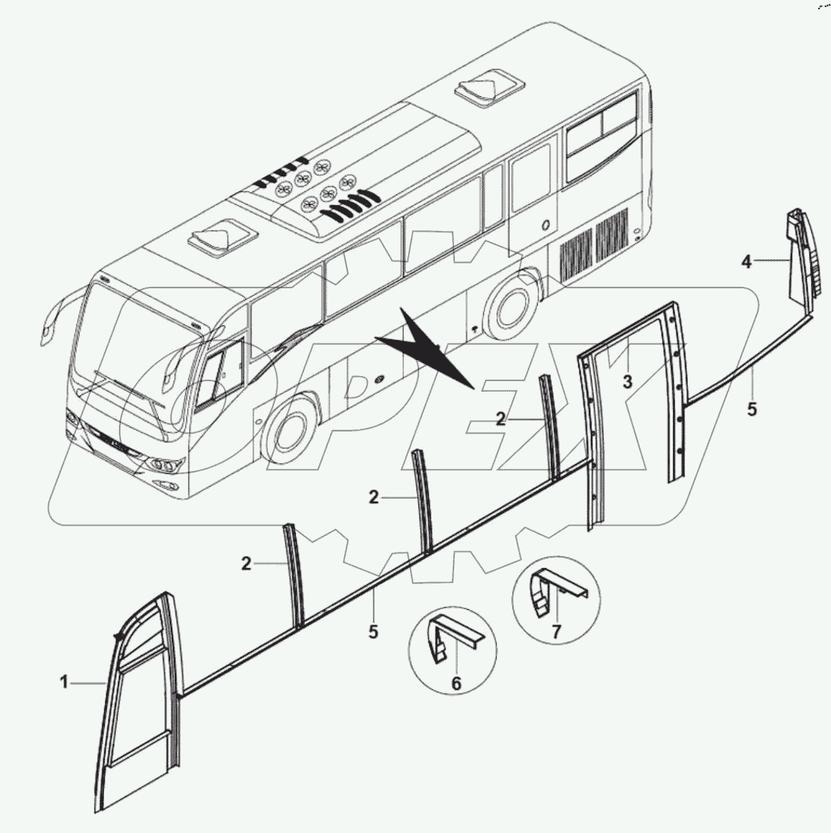  54-2023 Left cladding column