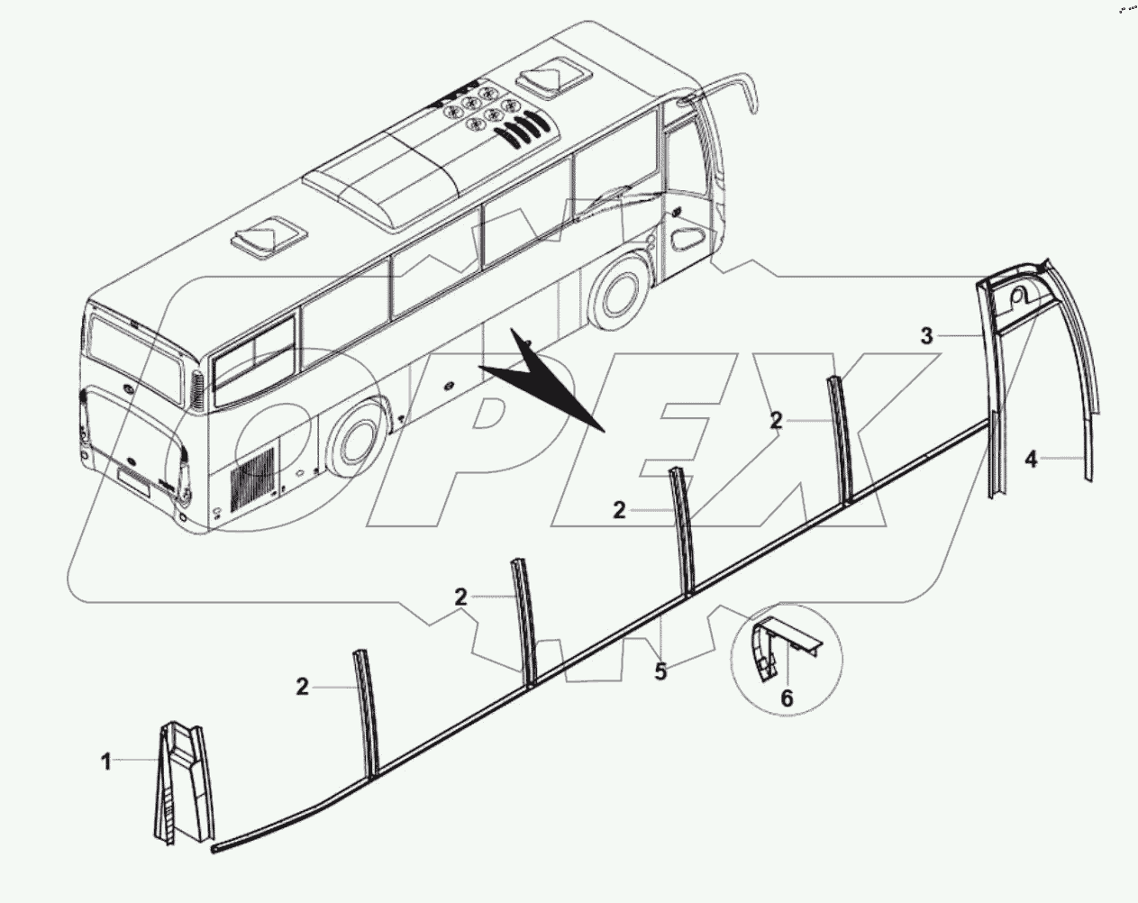  54-1984 Right cladding column