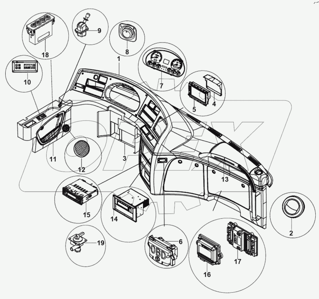  38-1949 Instrument panel