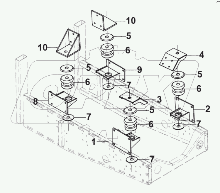  10-0417 Motor mounting system
