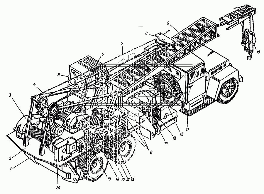 КС-4561А.000.00.000 Общий вид крана