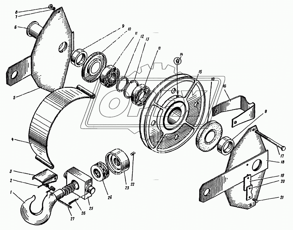 162-406А Обойма крюковая малая