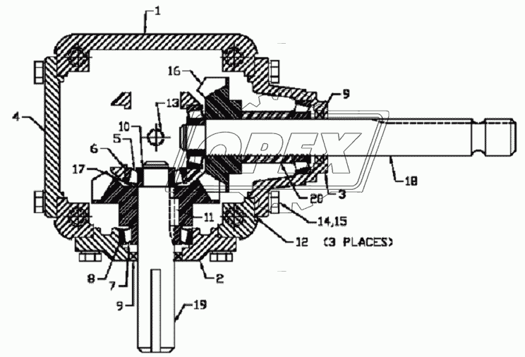 Конический редуктор ТШ-70-8Э