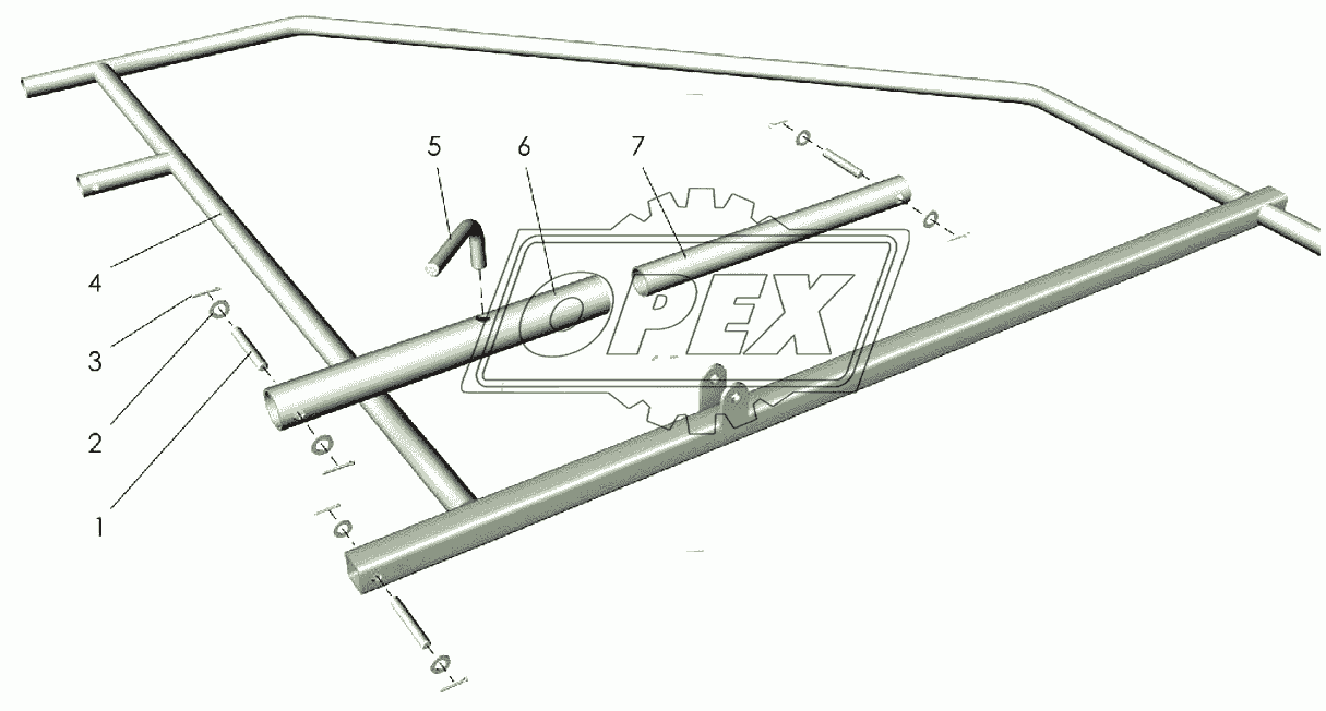 Ограждение правое