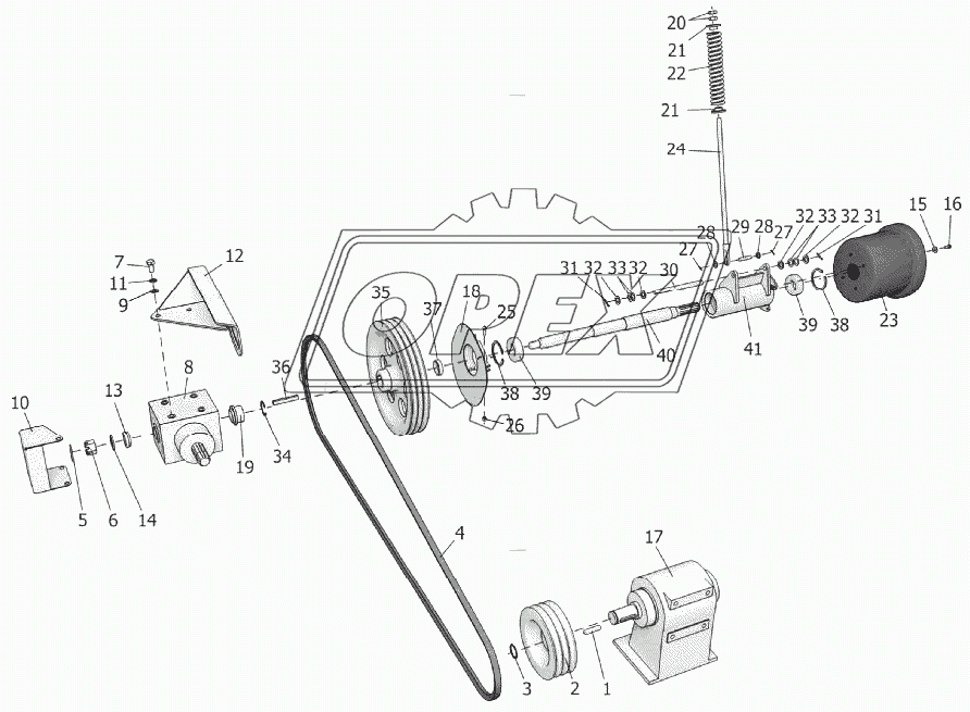 Установка привода