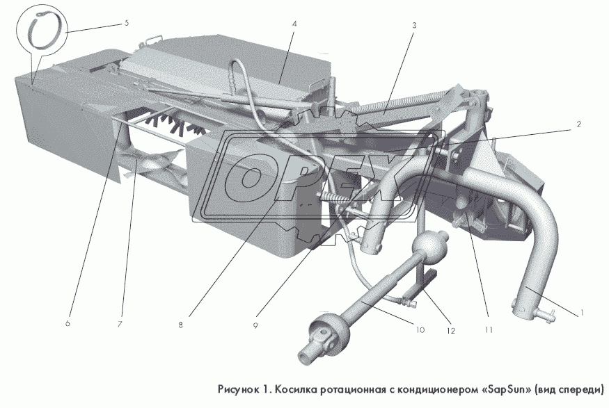 КРК-00.000 Косилка ротационная с кондиционером КРК-2,1