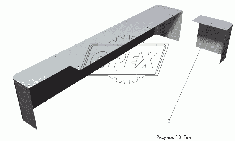 КРК-00.060, КРК -00.070 Тент