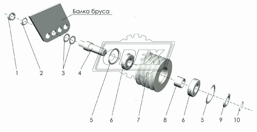 Шкив обводной