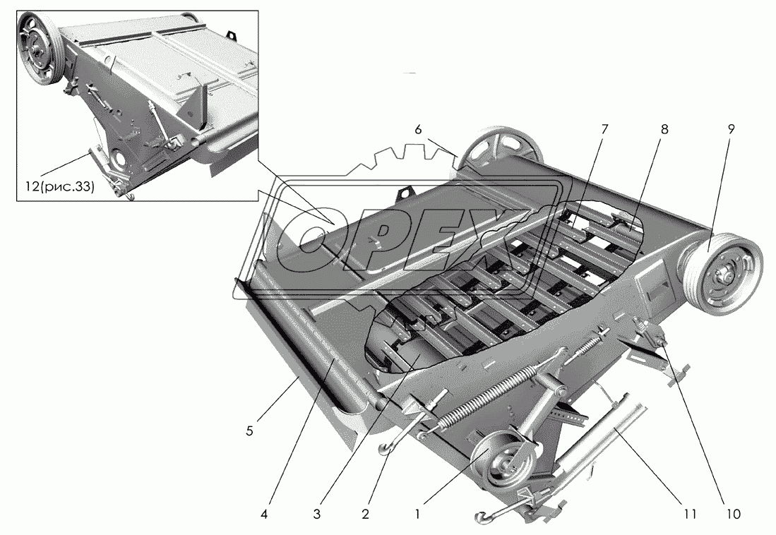 Наклонная камера (общий вид)