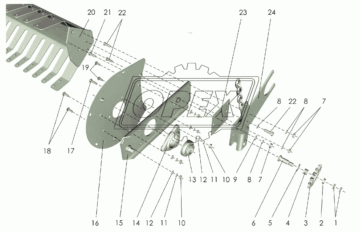 Боковина левая 1