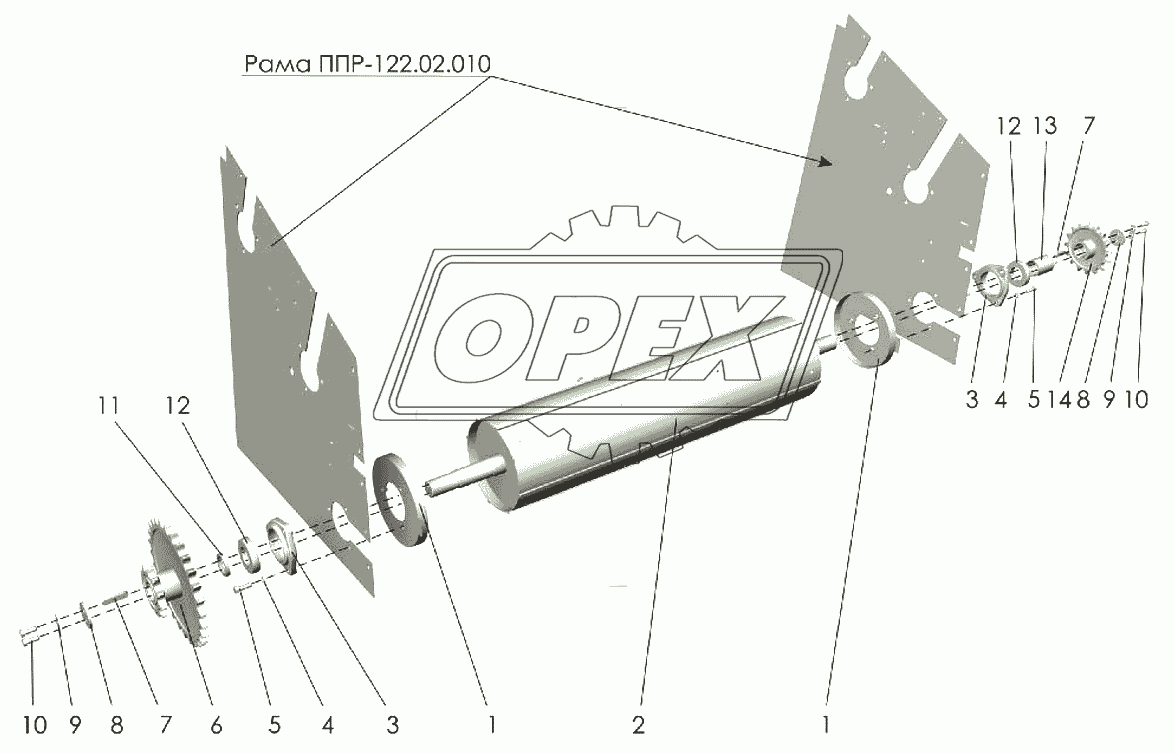 Вал приводной