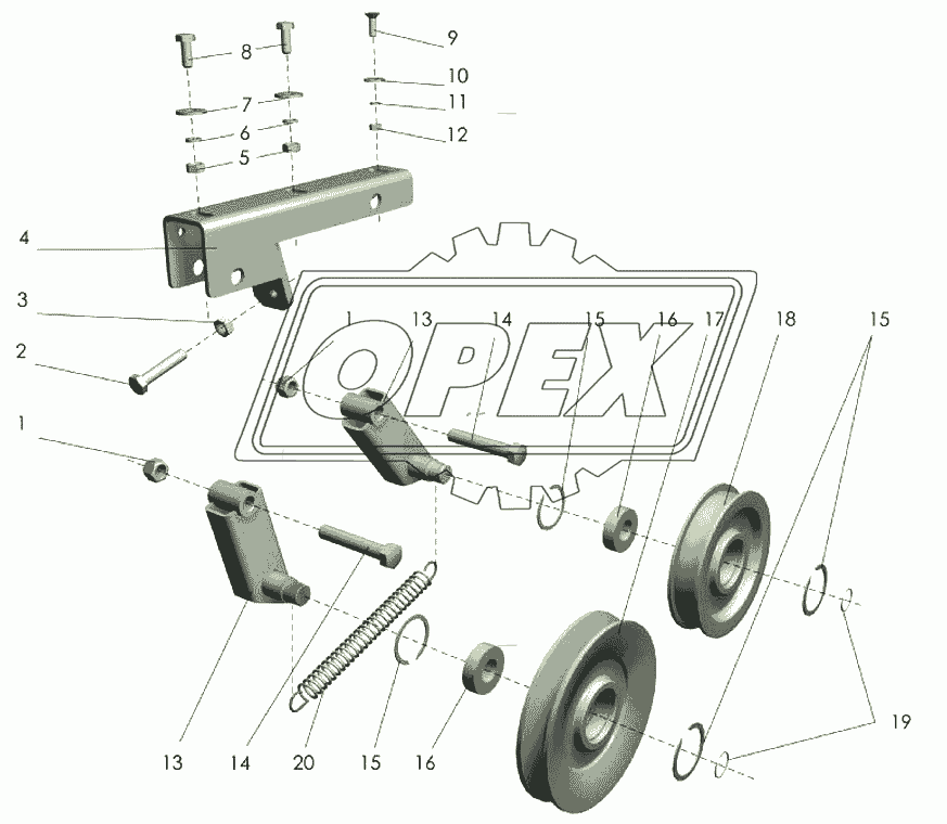 Шкив обводной
