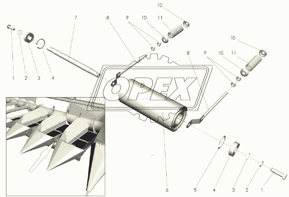 Ролик ПСХ-01.500