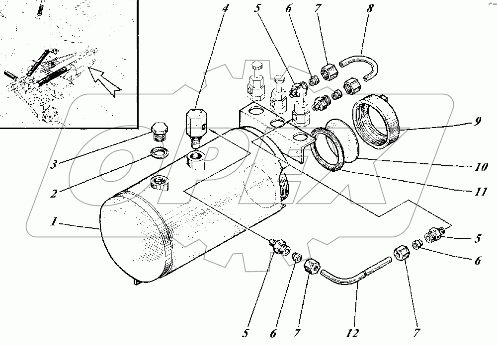 Система смазки КО-510.02.16.300