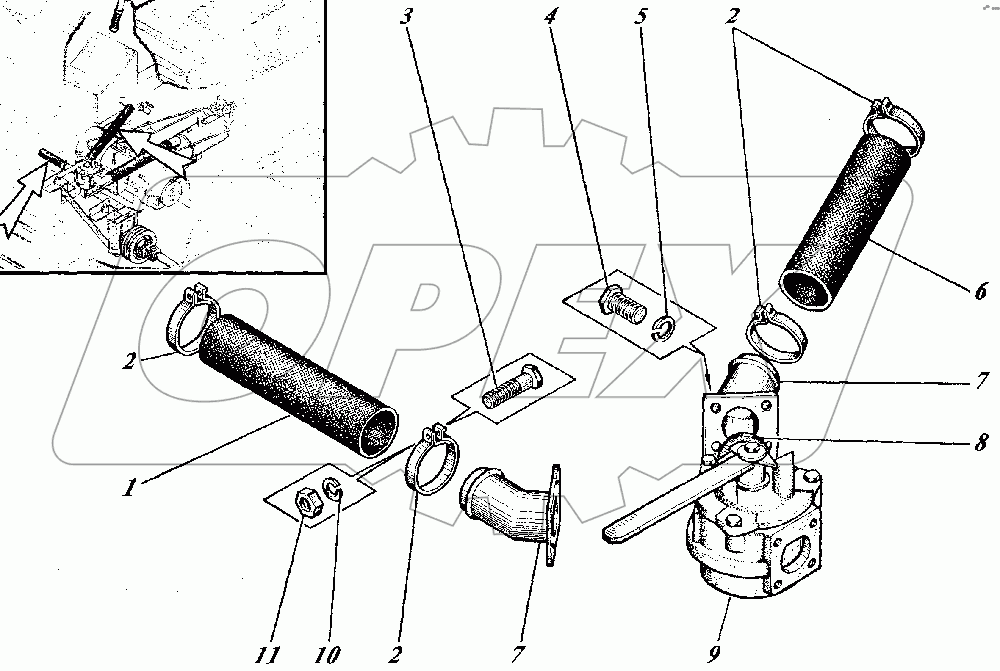 Трубопровод КО-520.03.00.000