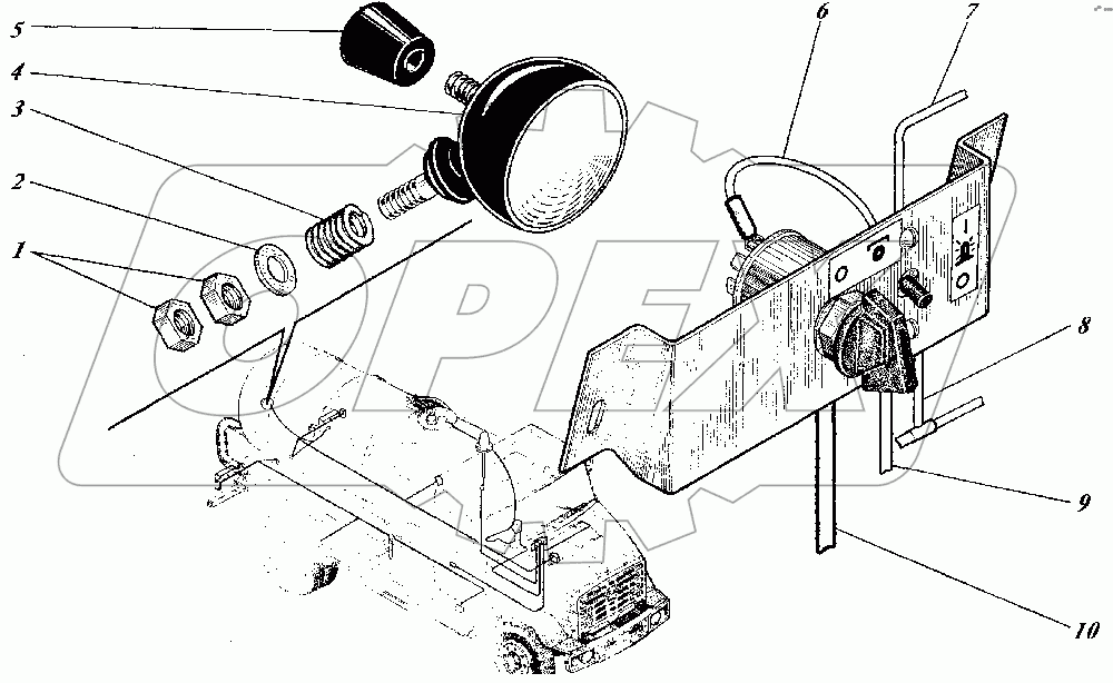 Монтаж электрооборудования КО-520.06.00.000